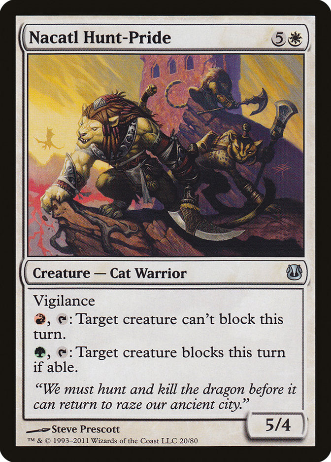 Nacatl Hunt-Pride [Duel Decks: Ajani vs. Nicol Bolas] | Gamers Paradise