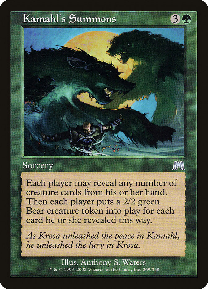 Kamahl's Summons [Onslaught] | Gamers Paradise