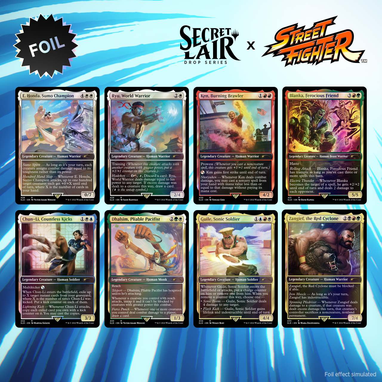 Secret Lair: Drop Series - Secret Lair x Street Fighter (Foil Edition) | Gamers Paradise