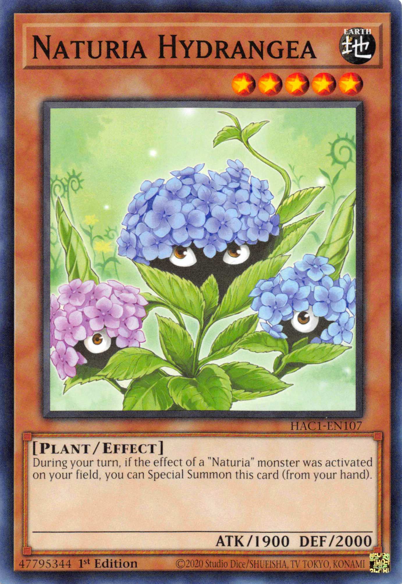 Naturia Hydrangea [HAC1-EN107] Common | Gamers Paradise