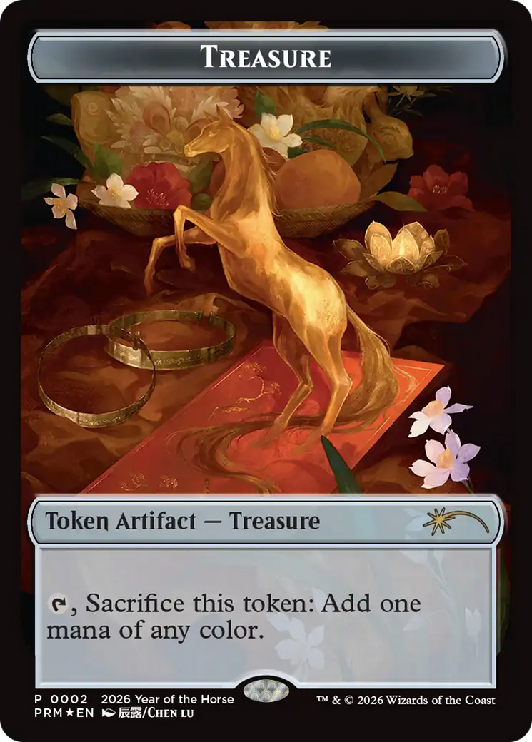 Treasure Token (Year of the Horse 2026) [Standard Showdown Promos Tokens] | Gamers Paradise