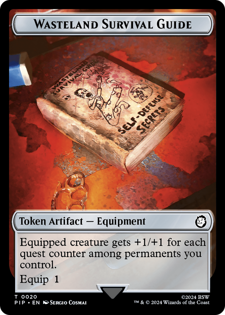 Radiation // Wasteland Survival Guide Double-Sided Token [Fallout Tokens] | Gamers Paradise