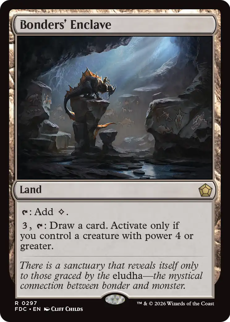 Bonders' Enclave [Foundations Commander] | Gamers Paradise