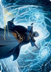Frost Augur Art Card (Gold-Stamped Signature) [Kaldheim Art Series] | Gamers Paradise