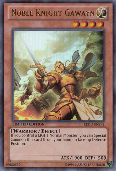 Noble Knight Gawayn [REDU-ENSP1] Ultra Rare | Gamers Paradise