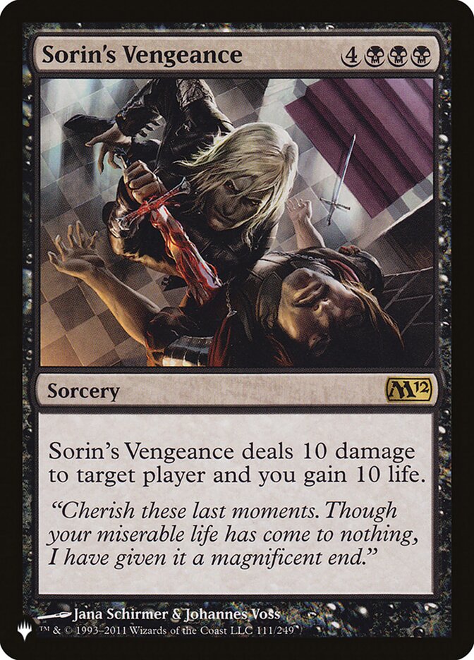 Sorin's Vengeance [The List] | Gamers Paradise