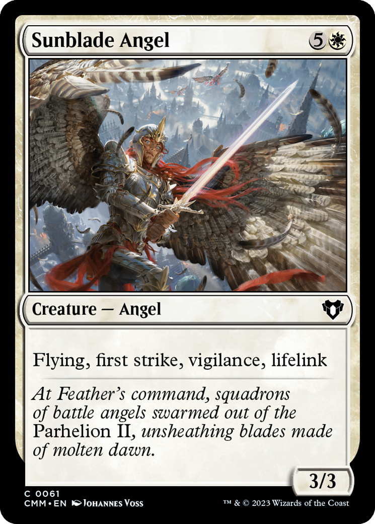 Sunblade Angel [Commander Masters] | Gamers Paradise