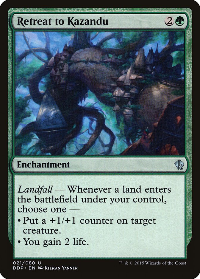 Retreat to Kazandu [Duel Decks: Zendikar vs. Eldrazi] | Gamers Paradise