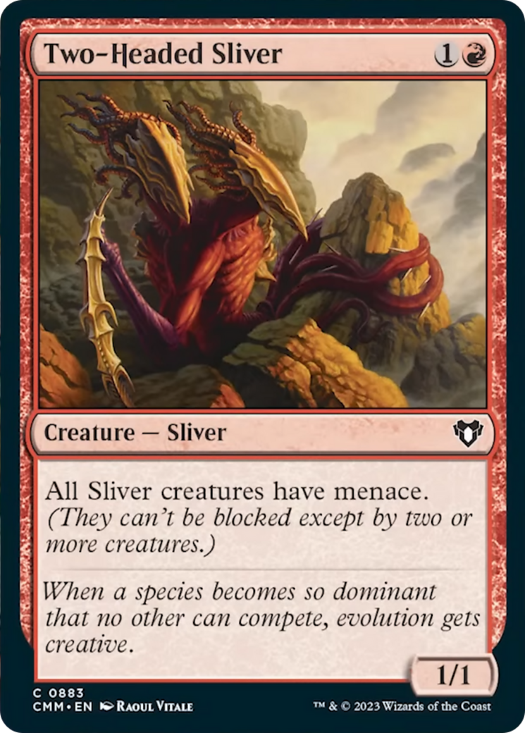 Two-Headed Sliver [Commander Masters] | Gamers Paradise