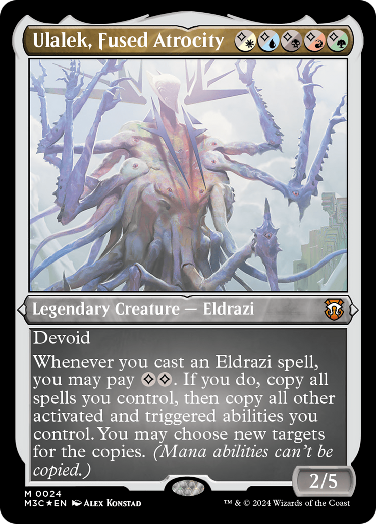 Ulalek, Fused Atrocity (Foil Etched) [Modern Horizons 3 Commander] | Gamers Paradise