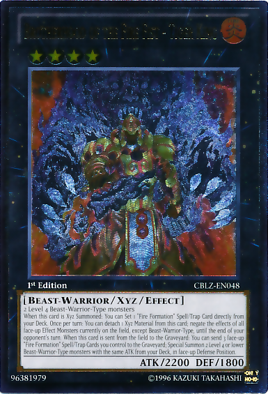 Brotherhood of the Fire Fist - Tiger King [CBLZ-EN048] Ultimate Rare | Gamers Paradise