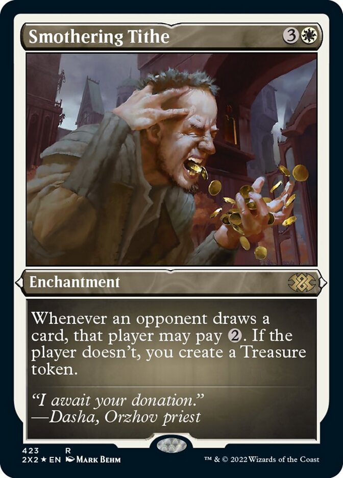 Smothering Tithe (Foil Etched) [Double Masters 2022] | Gamers Paradise