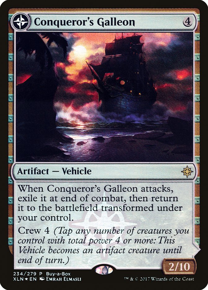 Conqueror's Galleon // Conqueror's Foothold (Buy-A-Box) [Ixalan Treasure Chest] | Gamers Paradise