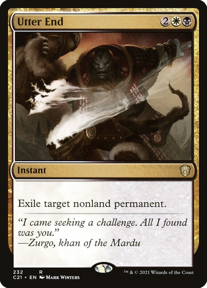 Utter End [Commander 2021] | Gamers Paradise