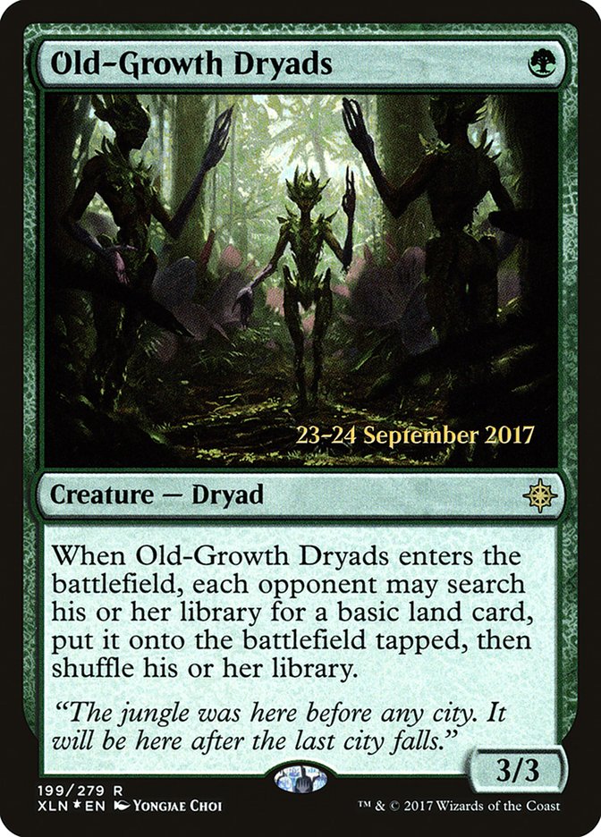 Old-Growth Dryads [Ixalan Prerelease Promos] | Gamers Paradise