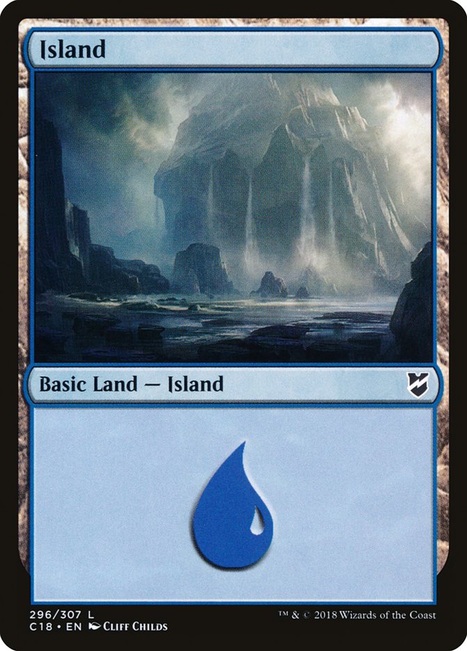 Island (296) [Commander 2018] | Gamers Paradise