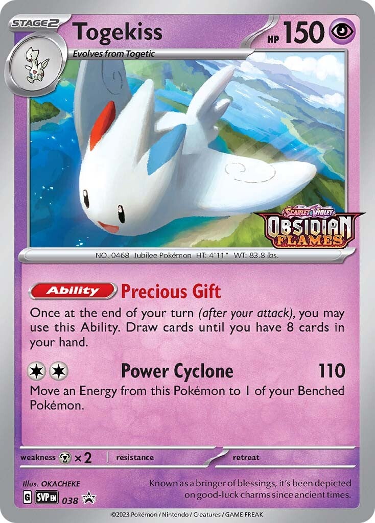 Togekiss (038) (Stamped) [Scarlet & Violet: Black Star Promos] | Gamers Paradise