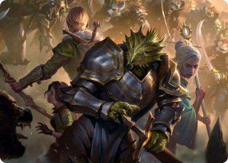 You Come to the Gnoll Camp Art Card [Dungeons & Dragons: Adventures in the Forgotten Realms Art Series] | Gamers Paradise