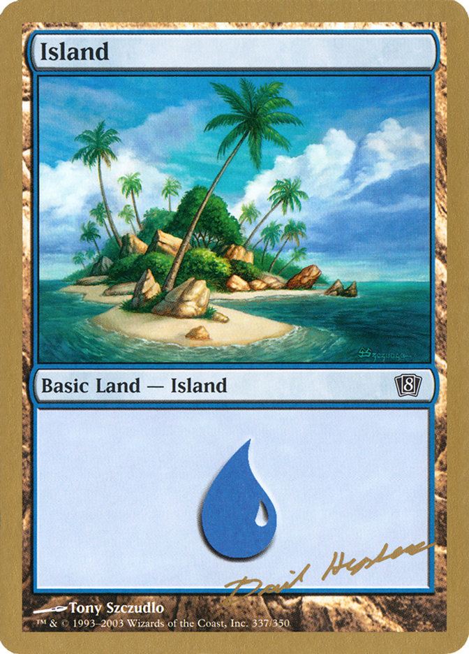 Island (dh337) (Dave Humpherys) [World Championship Decks 2003] | Gamers Paradise