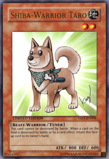 Shiba-Warrior Taro [YAP1-EN008] Ultra Rare | Gamers Paradise