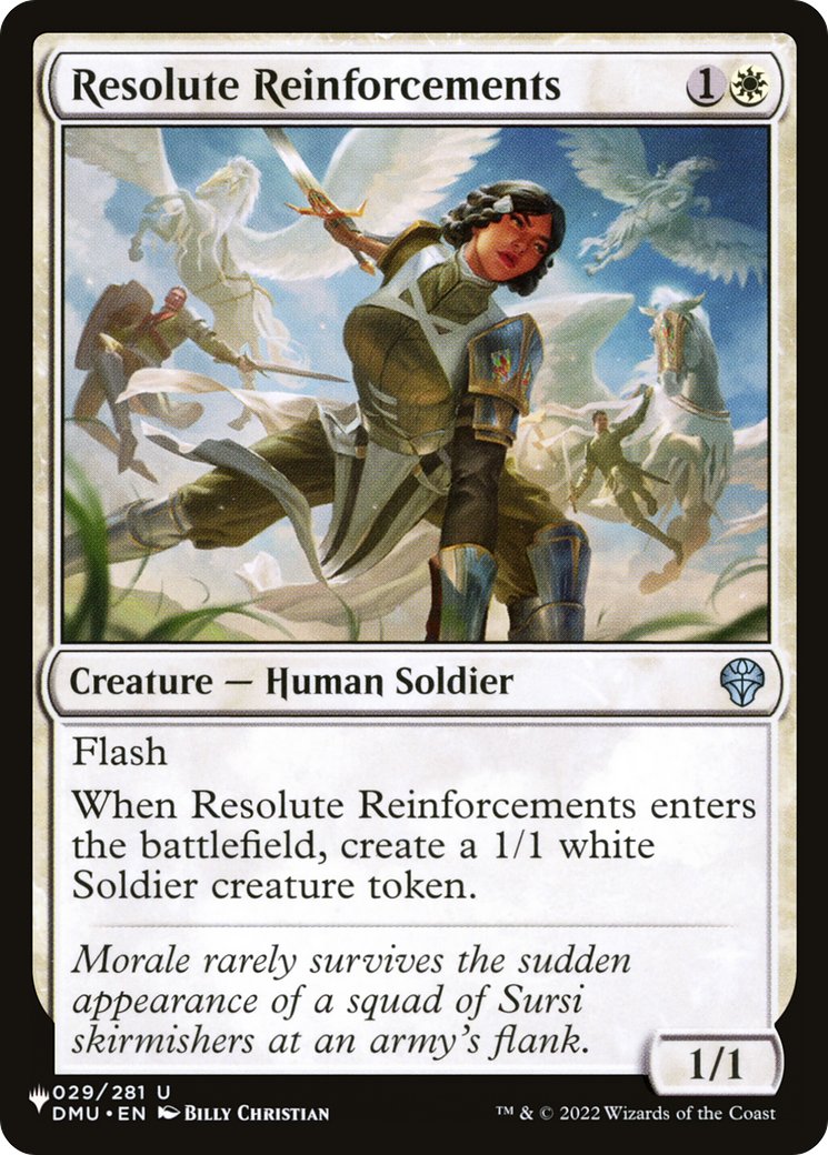 Resolute Reinforcements [The List Reprints] | Gamers Paradise