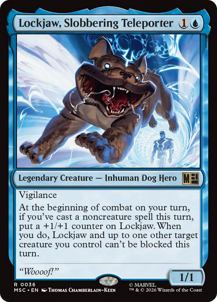 Lockjaw, Slobbering Teleporter (Surge Foil) [Marvel Super Heroes Commander] | Gamers Paradise