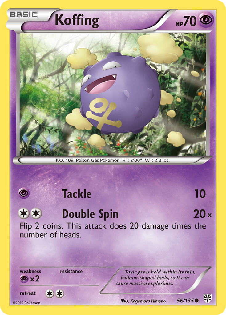 Koffing (56/135) [Black & White: Plasma Storm] | Gamers Paradise