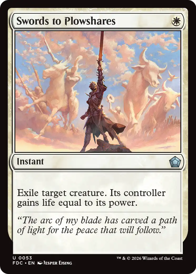 Swords to Plowshares [Foundations Commander] | Gamers Paradise