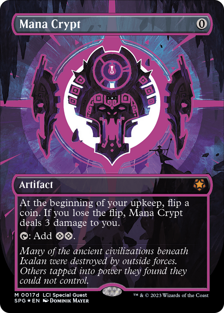 Mana Crypt (0017d) (Borderless) [The Lost Caverns of Ixalan Special Guests] | Gamers Paradise