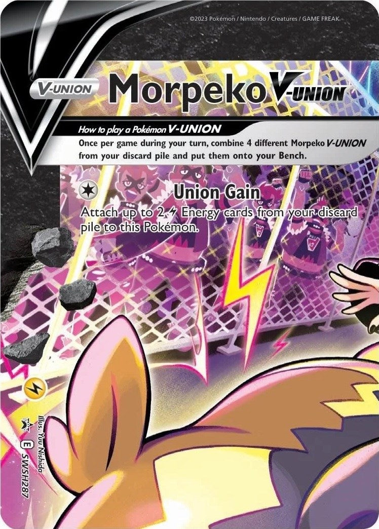 Morpeko V-Union (SWSH287) [Sword & Shield: Black Star Promos] | Gamers Paradise