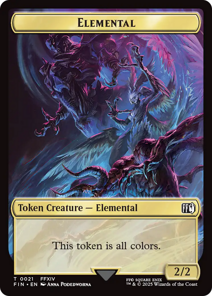 Hero (0009) // Elemental Double-Sided Token [FINAL FANTASY Tokens] | Gamers Paradise