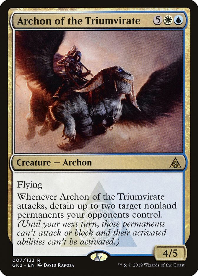 Archon of the Triumvirate [Ravnica Allegiance Guild Kit] | Gamers Paradise