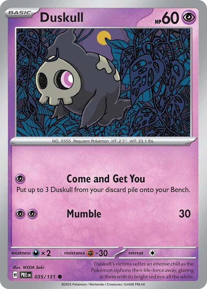 Duskull (035/131) [Scarlet & Violet: Prismatic Evolutions] | Gamers Paradise