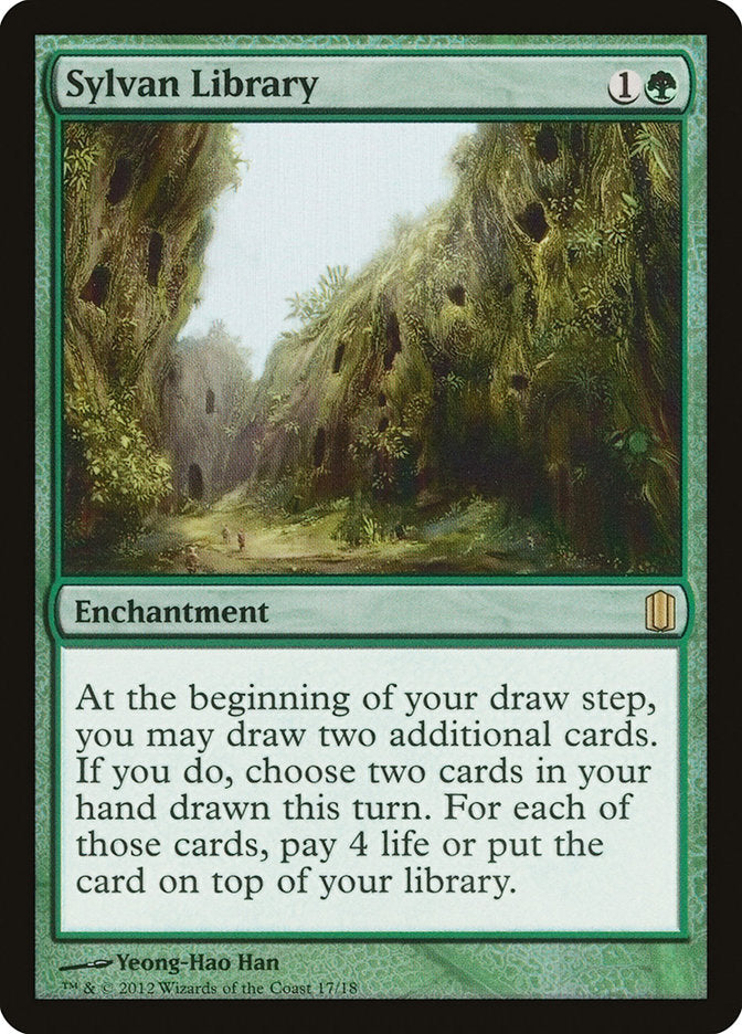 Sylvan Library [Commander's Arsenal] | Gamers Paradise