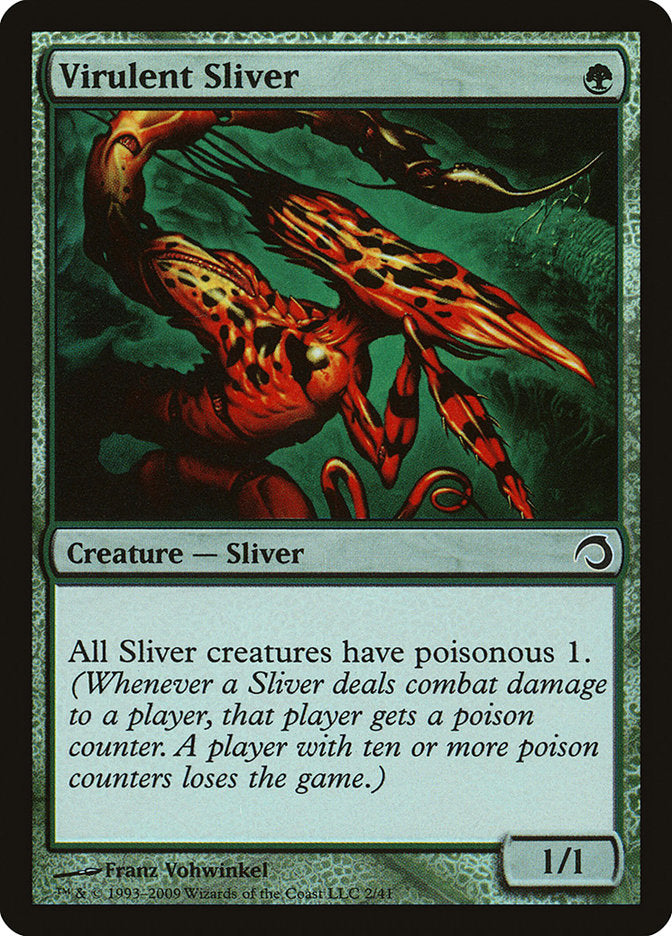 Virulent Sliver [Premium Deck Series: Slivers] | Gamers Paradise