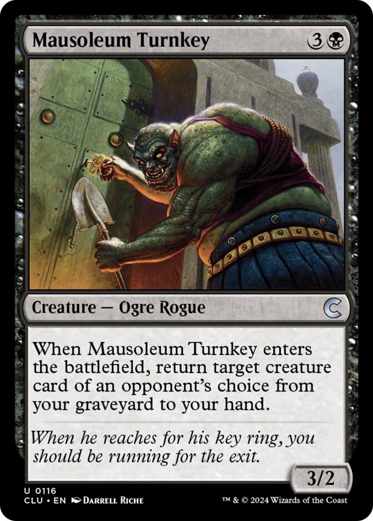 Mausoleum Turnkey [Ravnica: Clue Edition] | Gamers Paradise