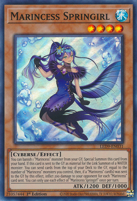 Marincess Springirl [LED9-EN031] Super Rare | Gamers Paradise