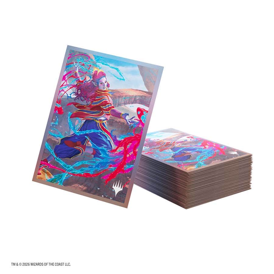 GAMEGENIC: MAGIC THE GATHERING: SOS SECRETS OF STRIXHAVEN: PREMIUM ART SLEEVES: ROOTHA MASTERING THE MOMENT | Gamers Paradise