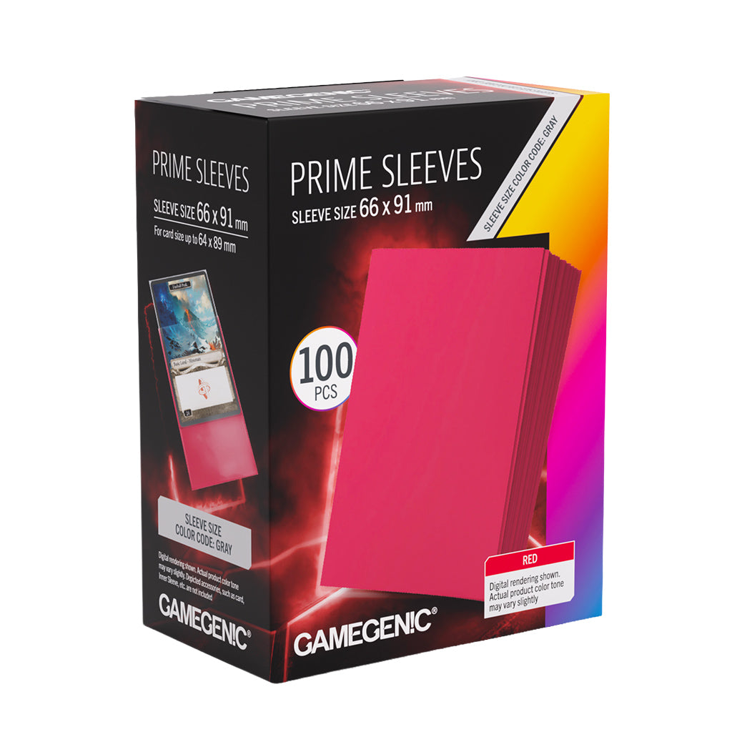 Prime Sleeves Red | Gamers Paradise