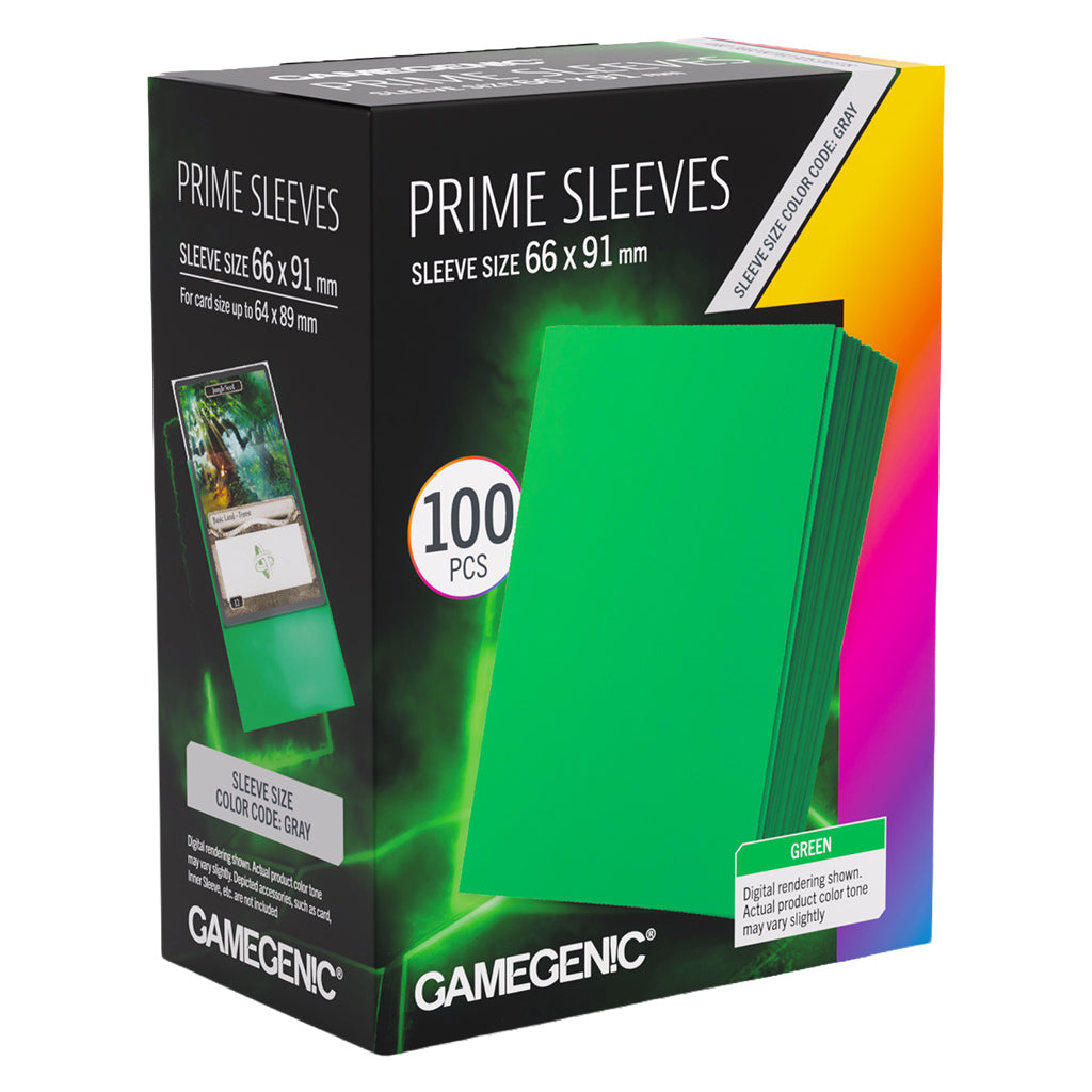 Prime Sleeves Green | Gamers Paradise