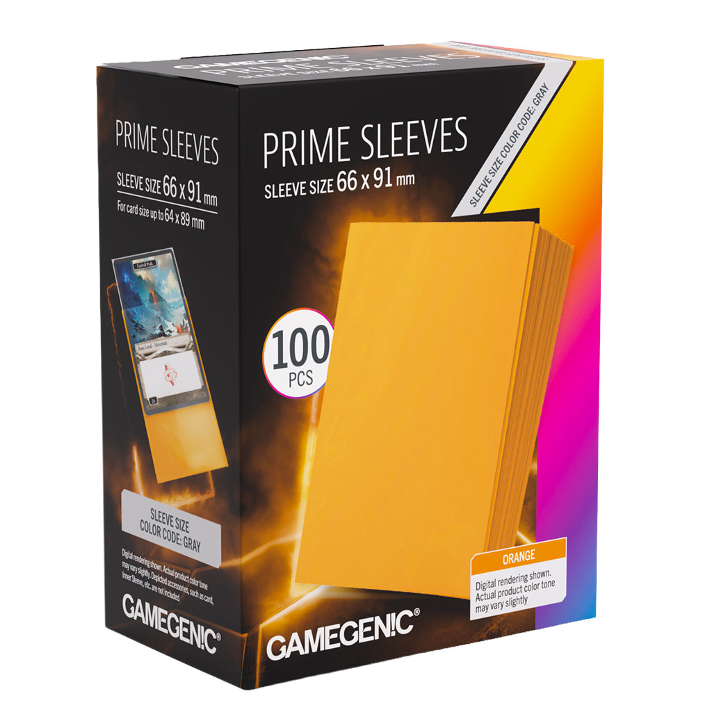 Prime Sleeves Orange | Gamers Paradise