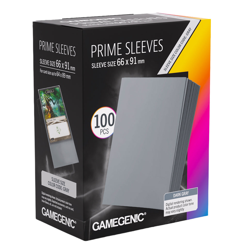 Prime Sleeves Dark Gray | Gamers Paradise