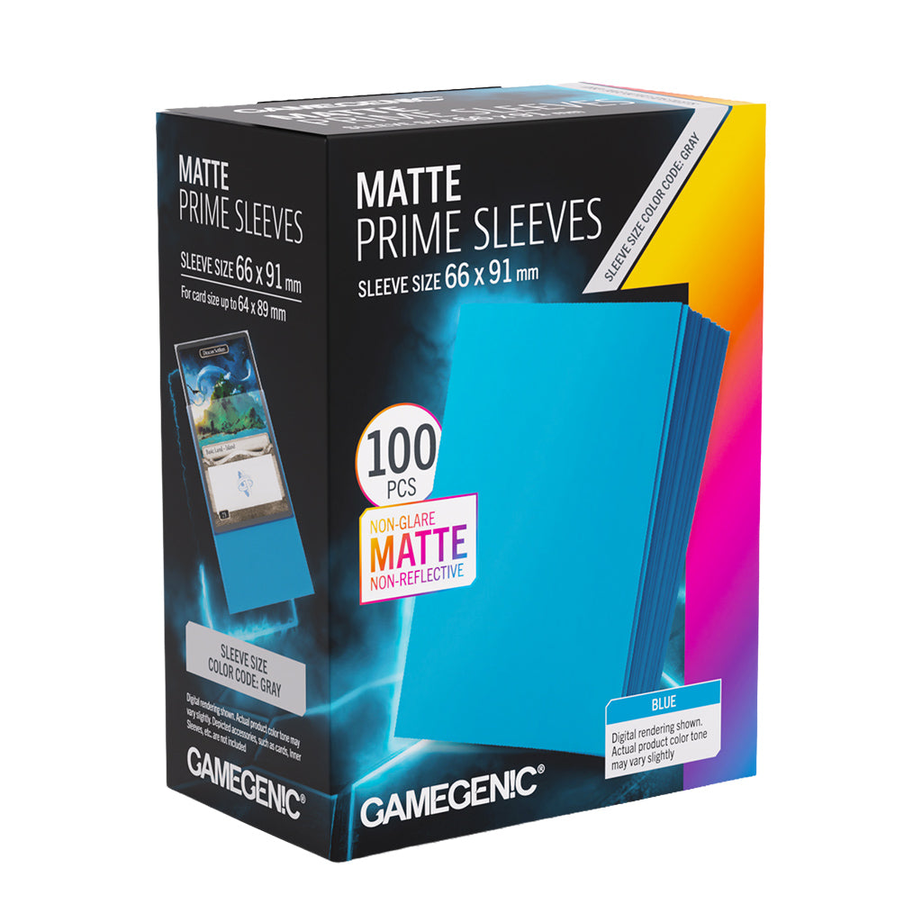 Matte Prime Sleeves Blue | Gamers Paradise
