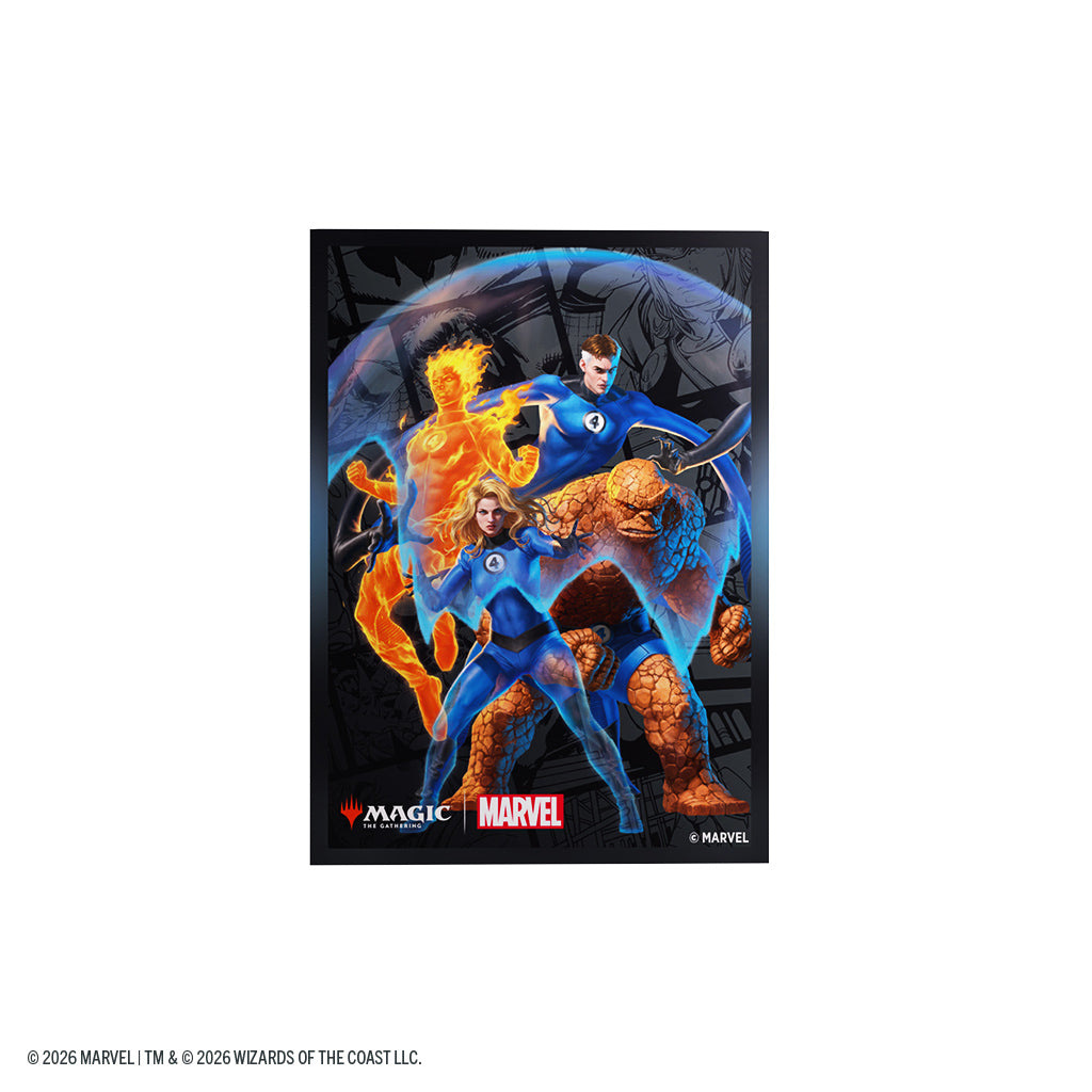 Magic: The Gathering | Marvel Super Heroes Premium Art Sleeves - The Fantastic Four | Gamers Paradise