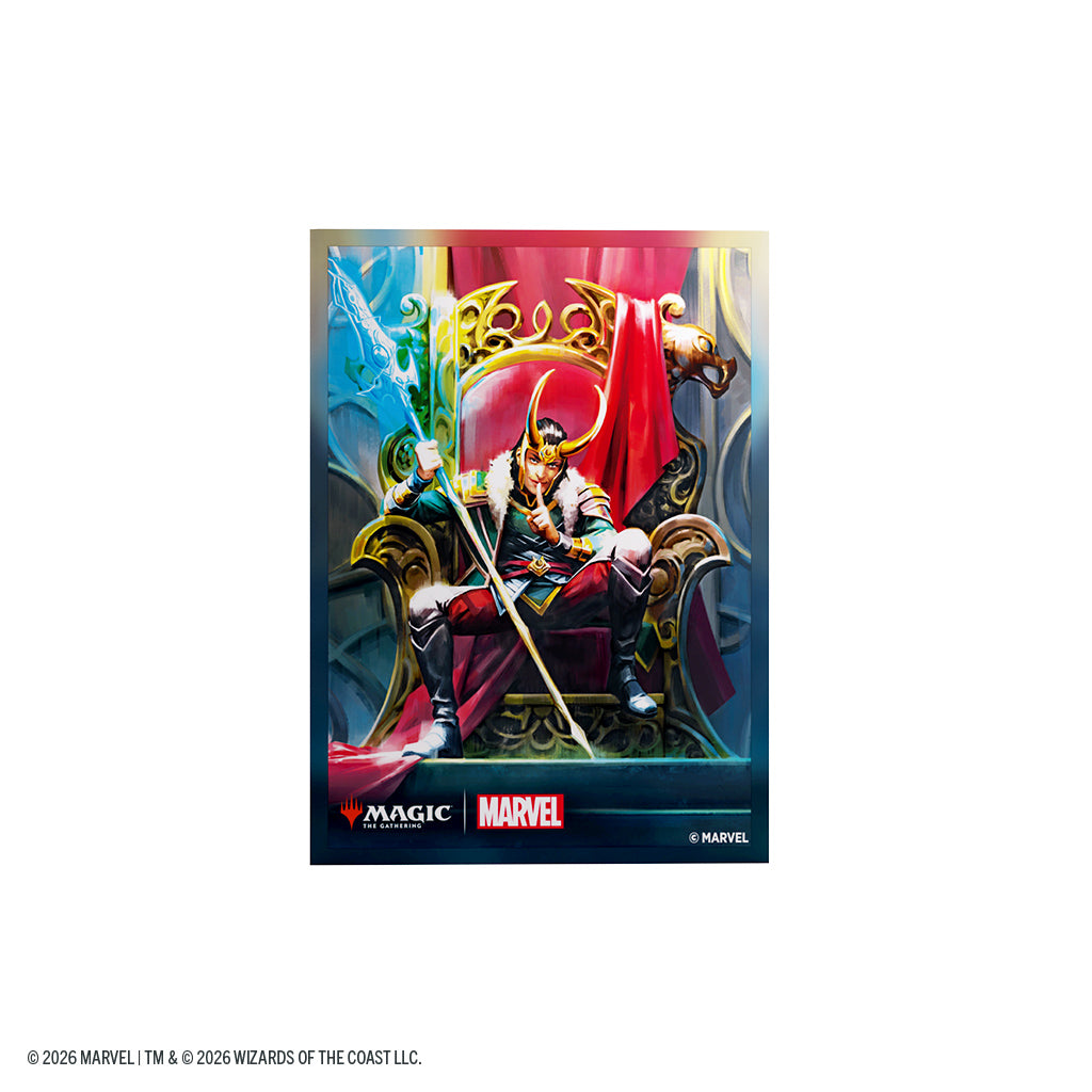 Magic: The Gathering | Marvel Super Heroes Premium Art Sleeves - Loki Laufeyson | Gamers Paradise