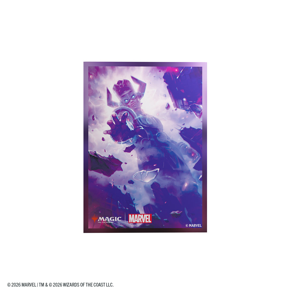 Magic: The Gathering | Marvel Super Heroes Premium Art Sleeves - Galactus Token | Gamers Paradise