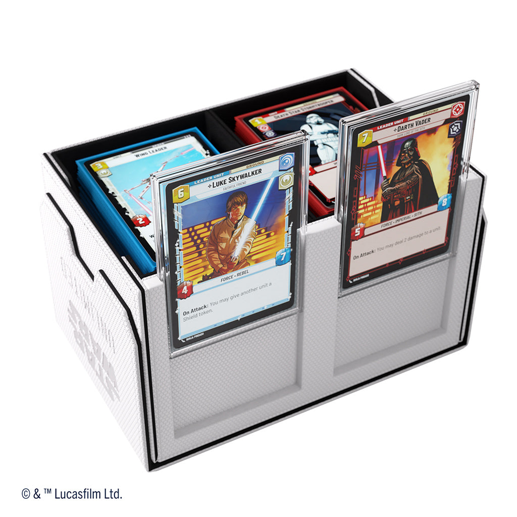 STAR WARS: UNLIMITED DOUBLE DECK POD  - WHITE | Gamers Paradise