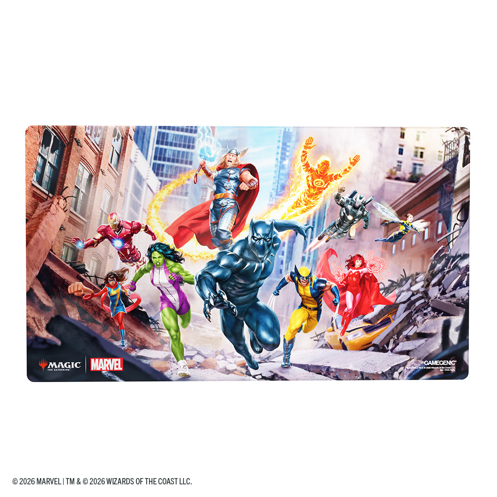 Magic: The Gathering | Marvel Super Heroes Shiny Playmat - Marvel Super Heroes | Gamers Paradise