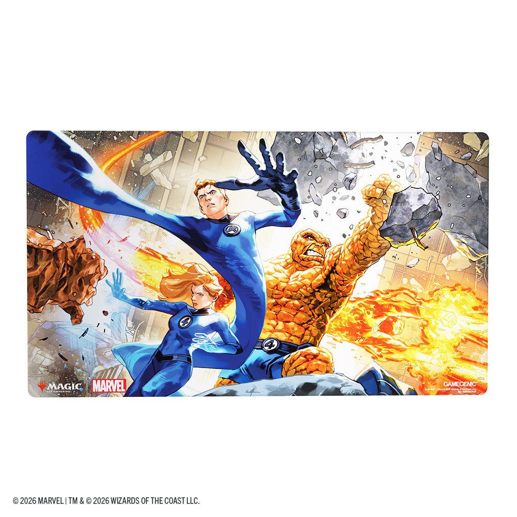 Magic: The Gathering | Marvel Super Heroes Shiny Playmat - The Fantastic Four | Gamers Paradise