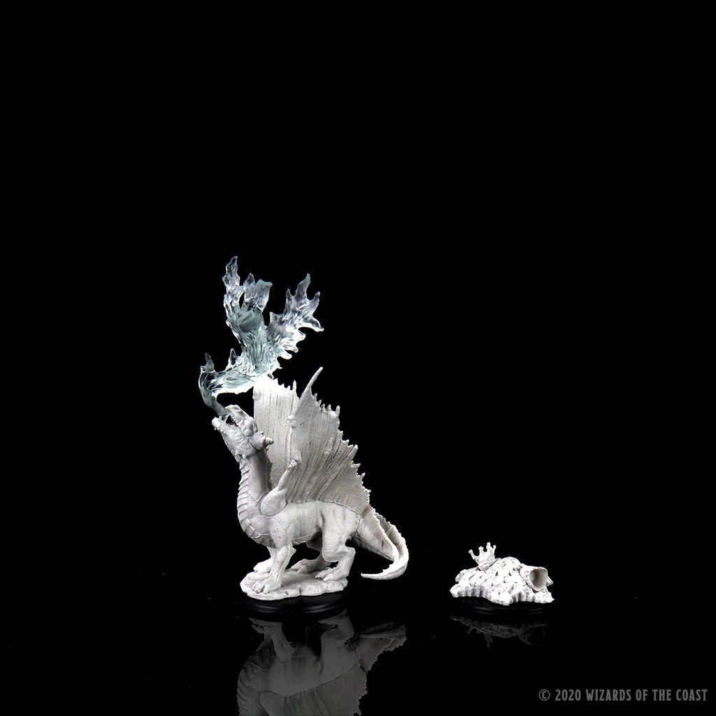 D&D NOLZUR'S MARVELOUS MINIATURES - GOLD DRAGON WYRMLING & SMALL TREASURE PILE | Gamers Paradise